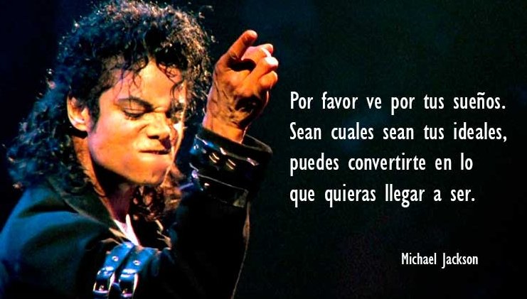 Algunas frases de Michael Jackson sobre la música y la vida